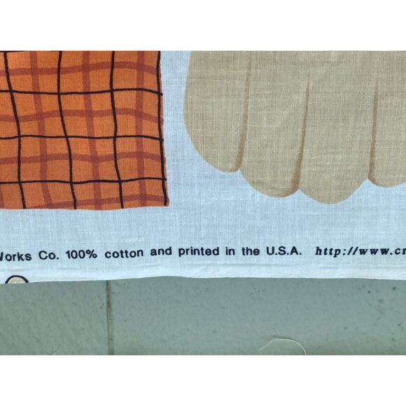 Scarecrow "Harvest Handyman" Fabric Panel by Leslie Beck Cut & Sew Crafts Vtg - Picture 5 of 7